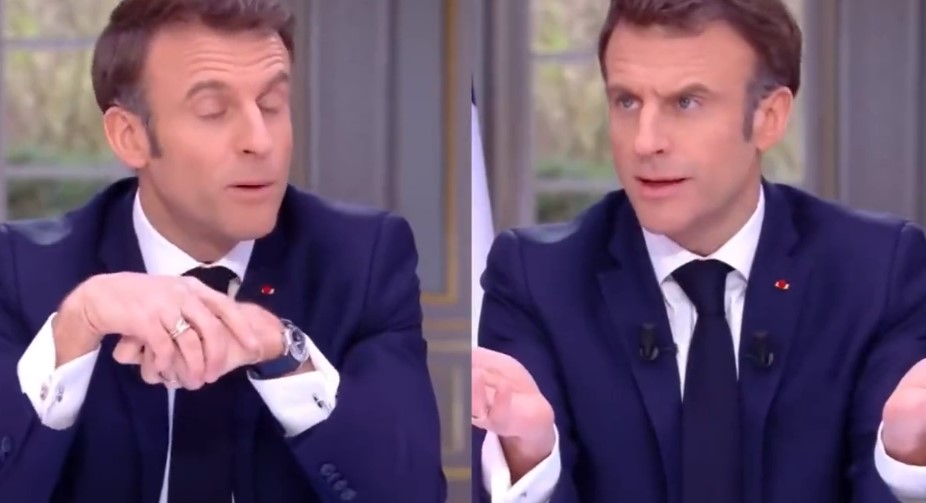 macron hodinky