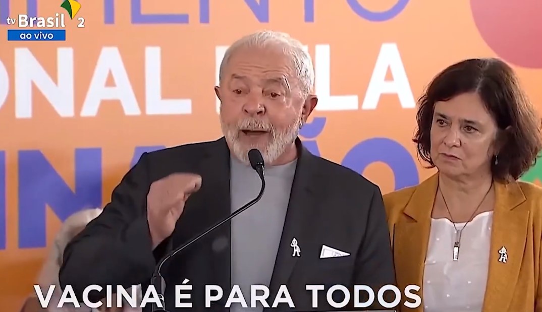 lula očkování brazílie