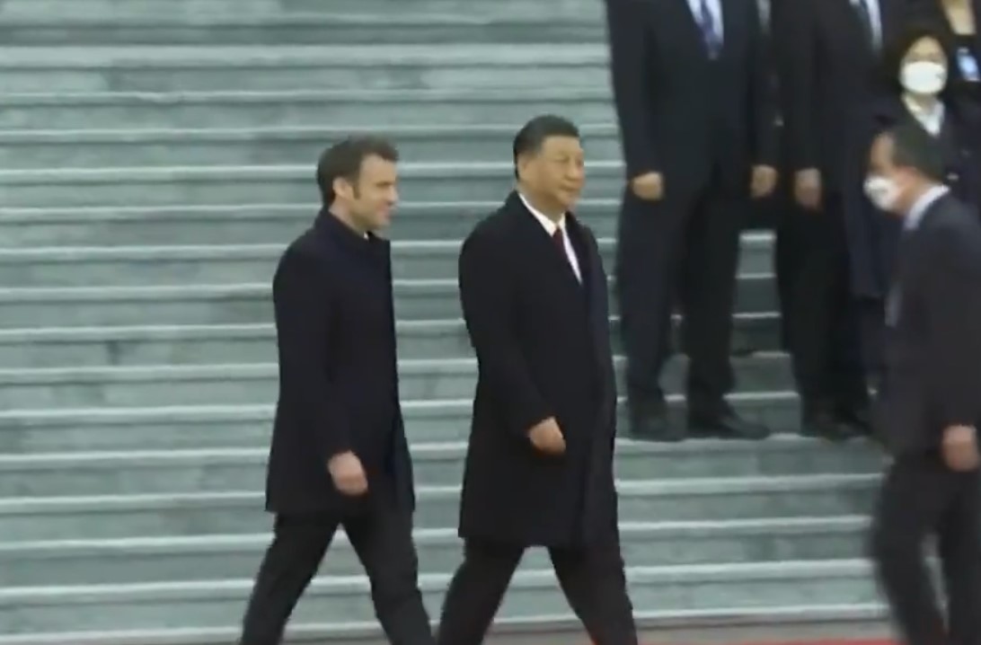 macron xi čína