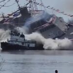 uss cleveland nehoda