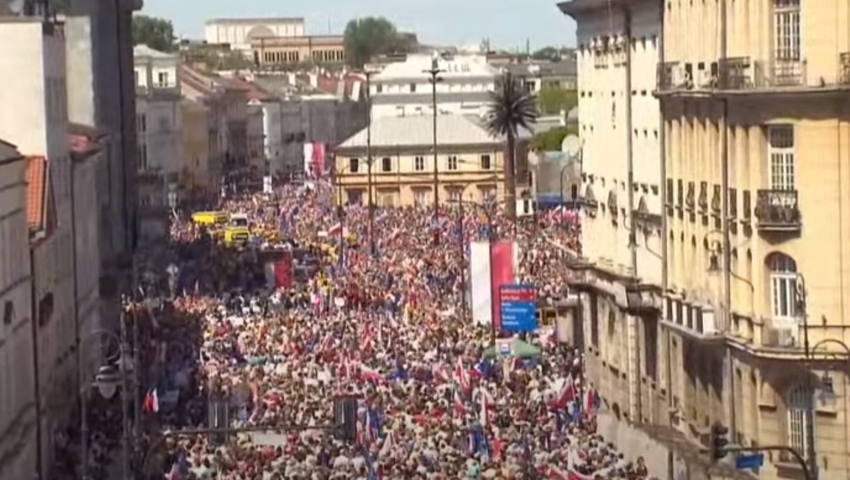 protest polsko varšava