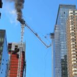 jeřáb zřícen new york