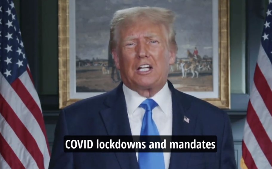 trump covid manipulace voleb