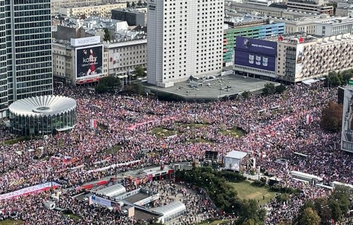 protest polsko varšava