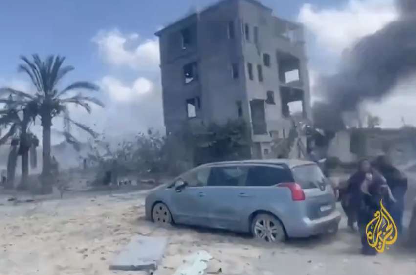izrael bombardování gaza
