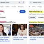 harrisová trump google manipulace