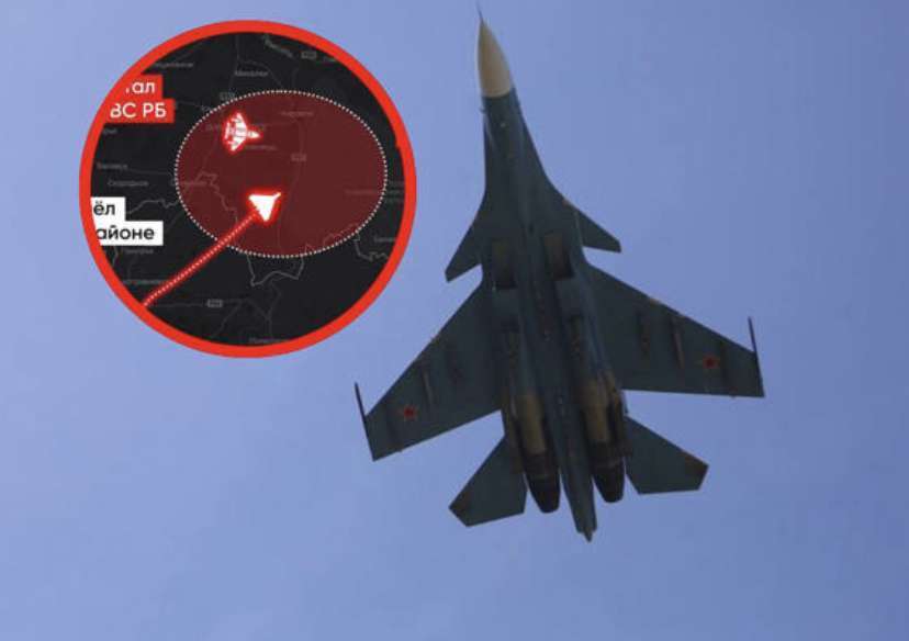 bělorusko stíhačka ruský dron