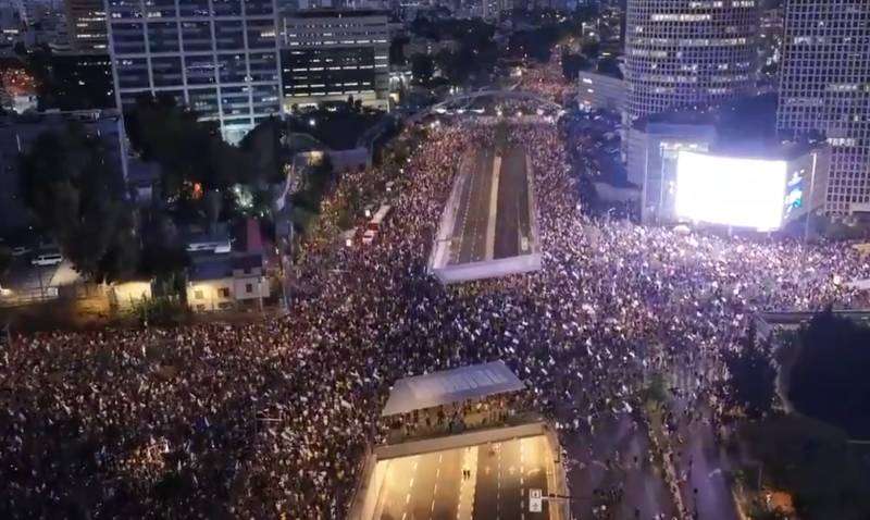 tel aviv izrael protest